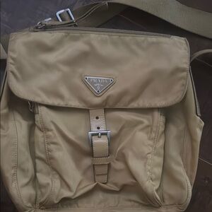 Pre loved Prada Beige Men's Backpack